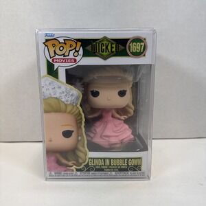 Funko Pop! Movies Wicked Glinda in Bubble Gown #1697 Vinyl Figure w/ Protector